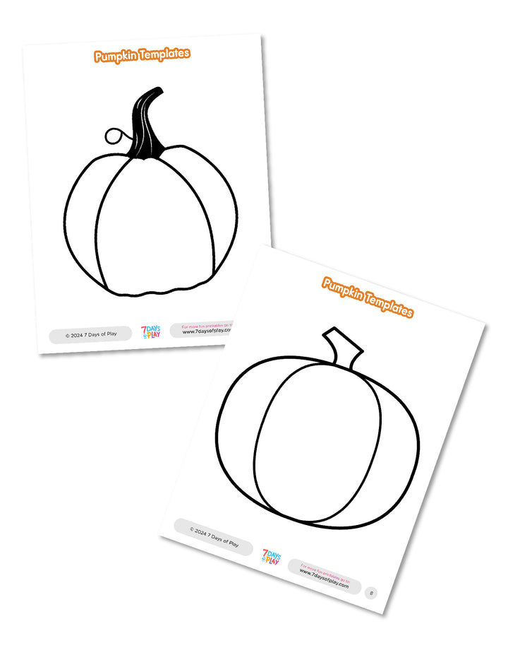 Pumpkin Templates - Free Printable