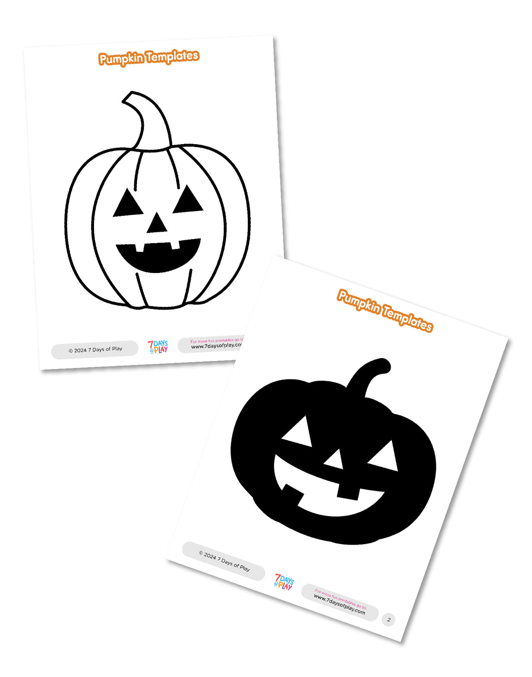 Pumpkin Templates - Printable