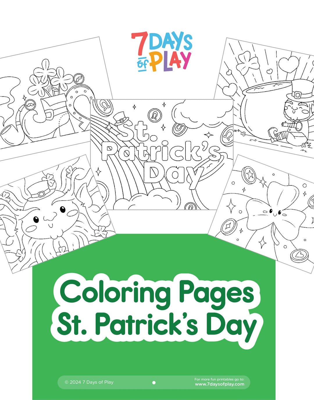 Coloring Pages St. Patrick’s Day - Printable