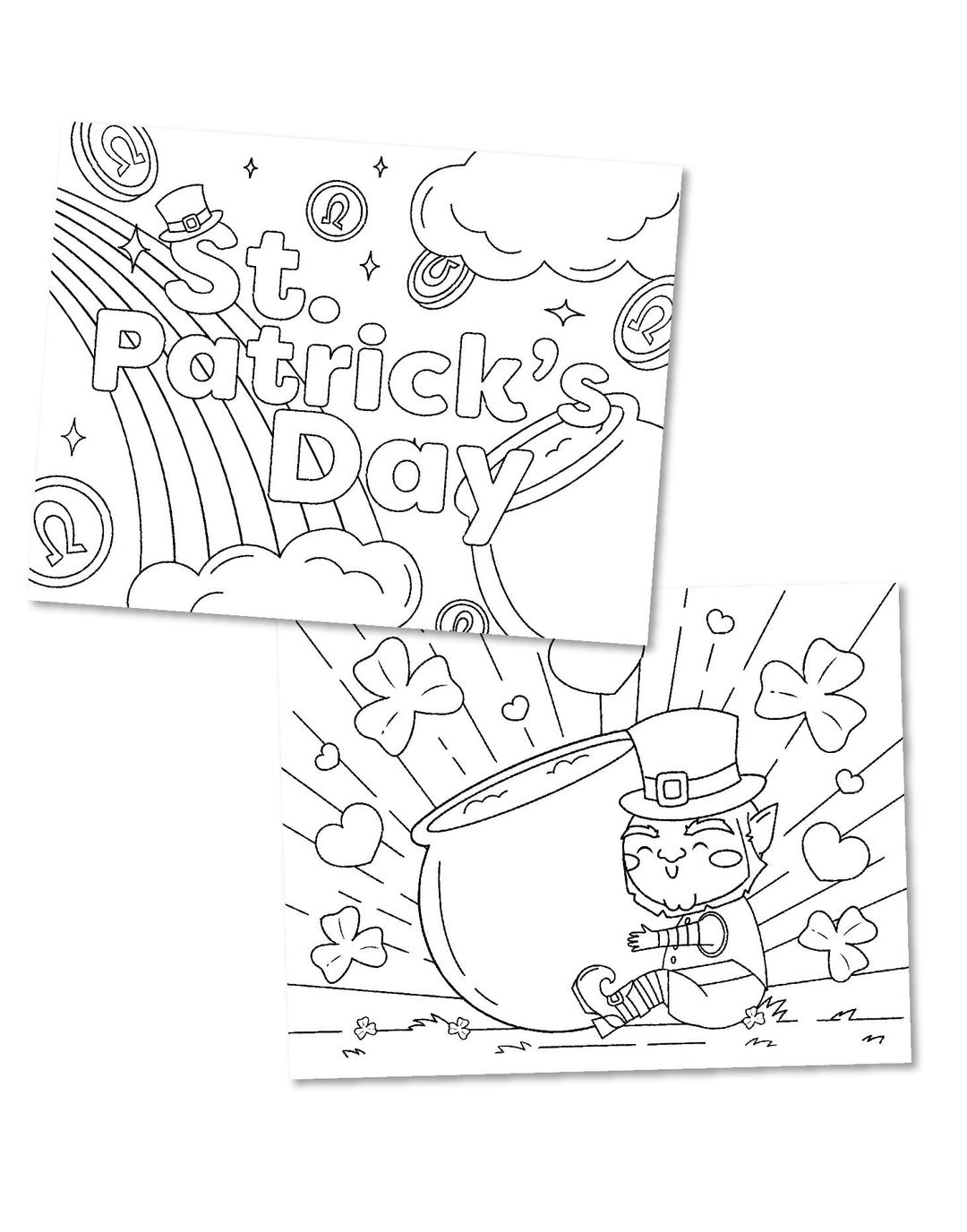 Coloring Pages St. Patrick’s Day - Printable
