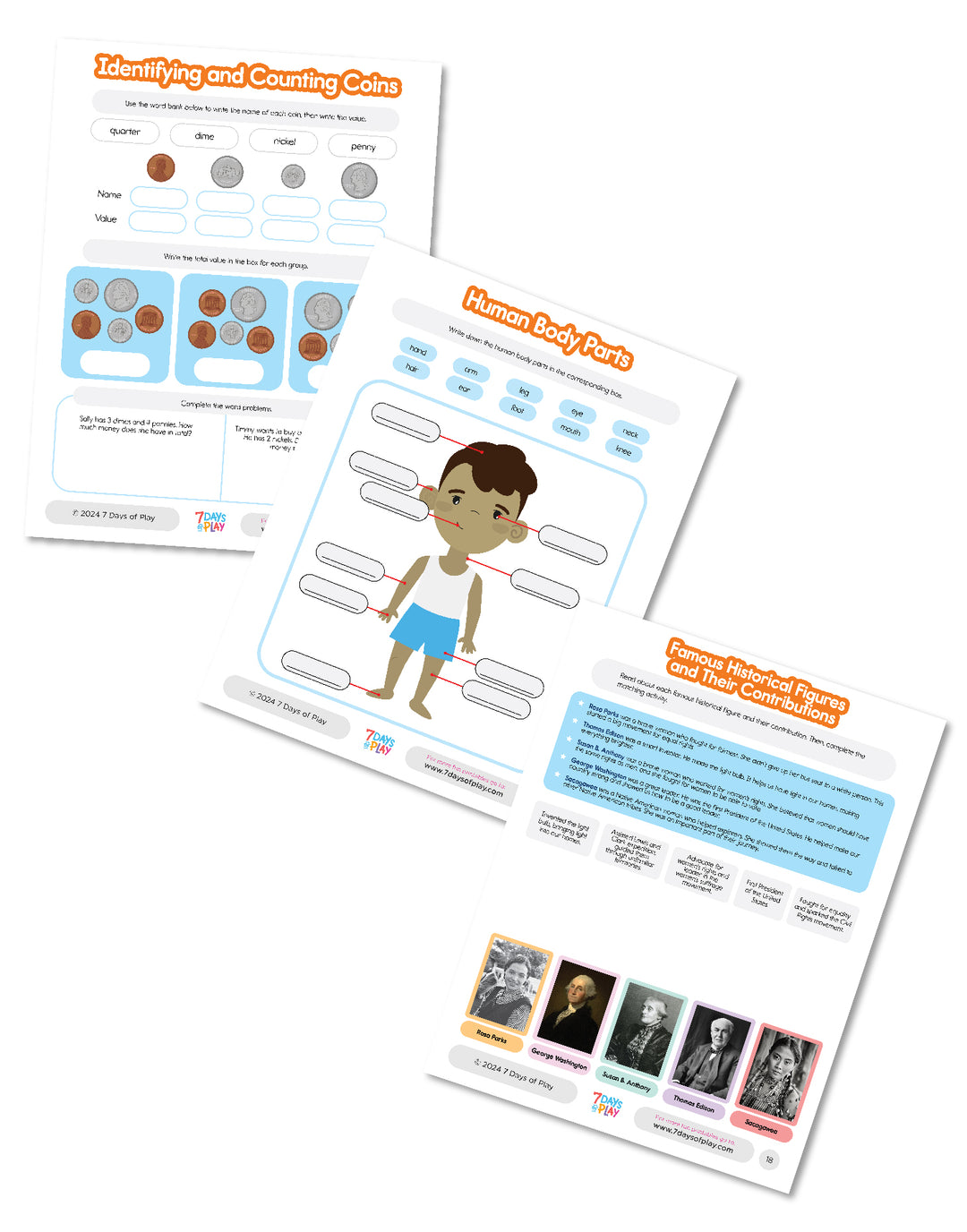 1st Grade Prep - Printable