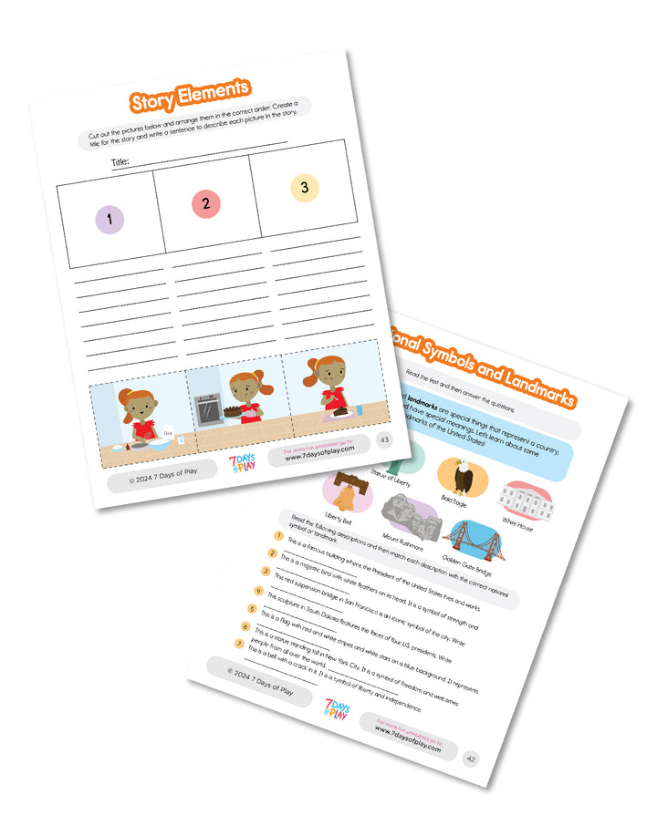 1st Grade Prep - Printable