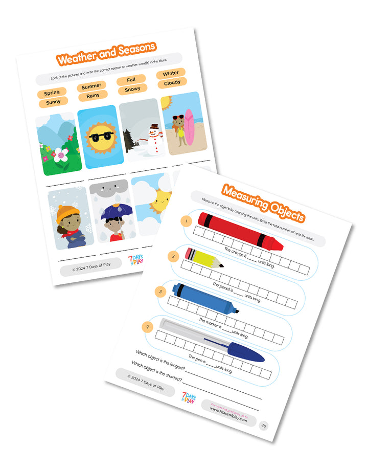 1st Grade Prep - Printable