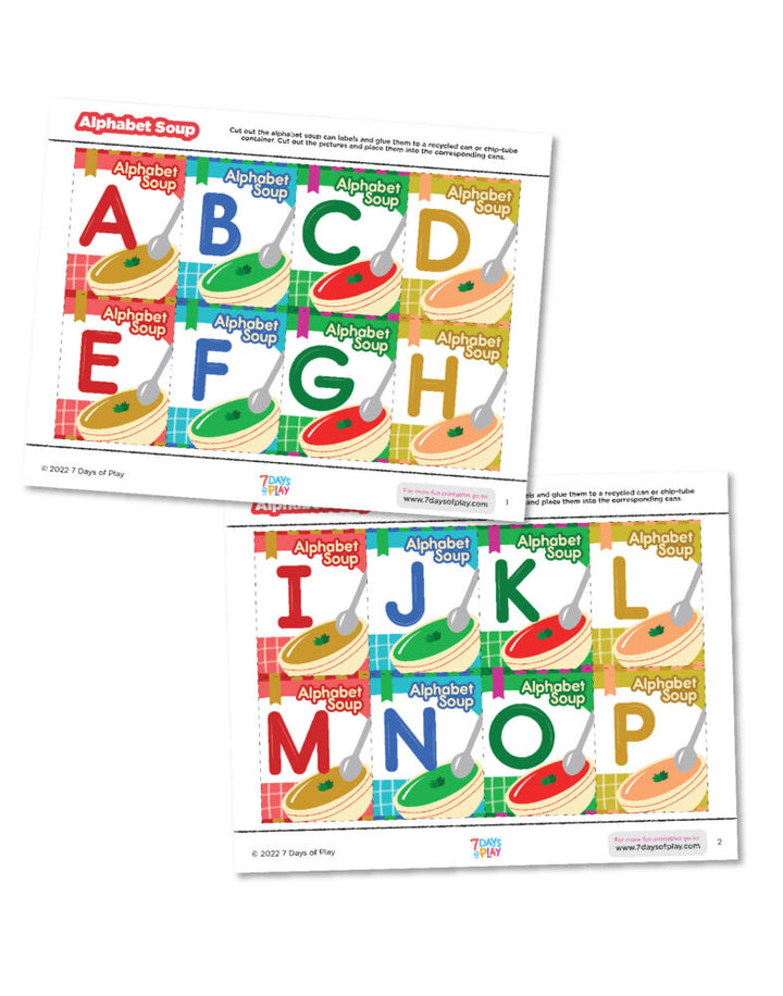 Alphabet Soup - Fun Activity for Kids