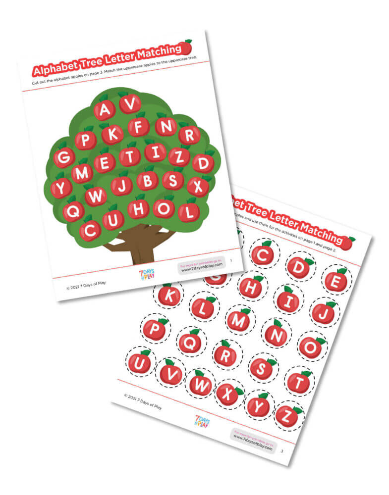 letter recognition alphabet matching worksheet printable
