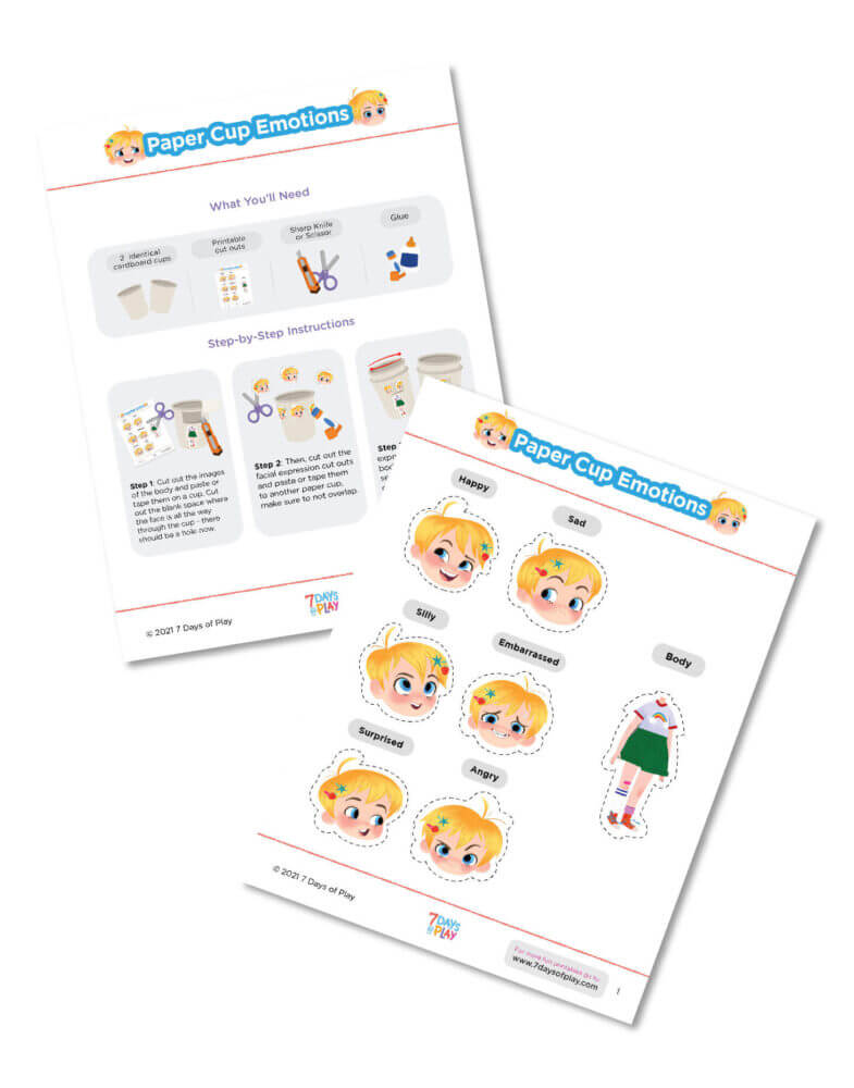 emotions activity for preschool feelings little ellen