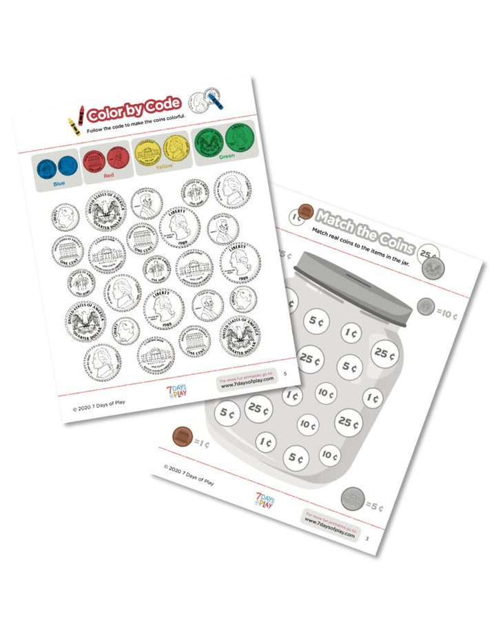 Coin Recognition Activities