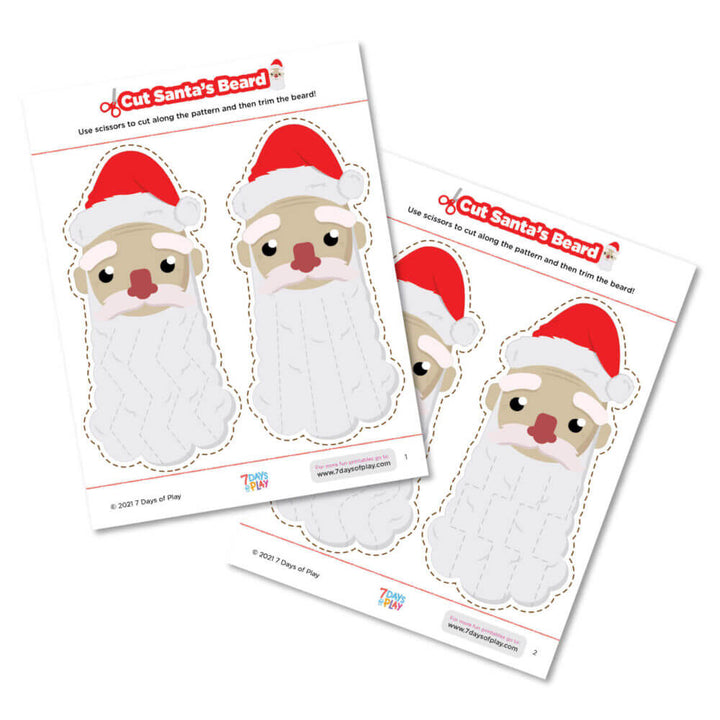 christmas activity printable worksheet preschool toddler