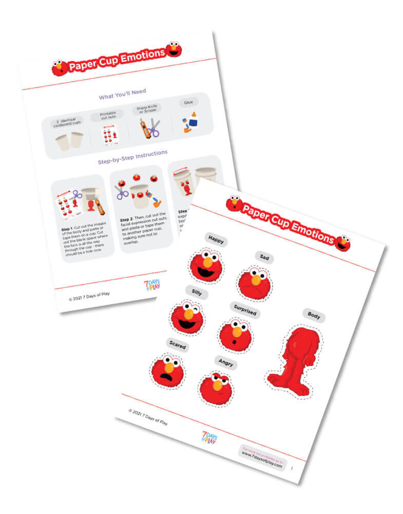 emotions activity for preschool feelings elmo