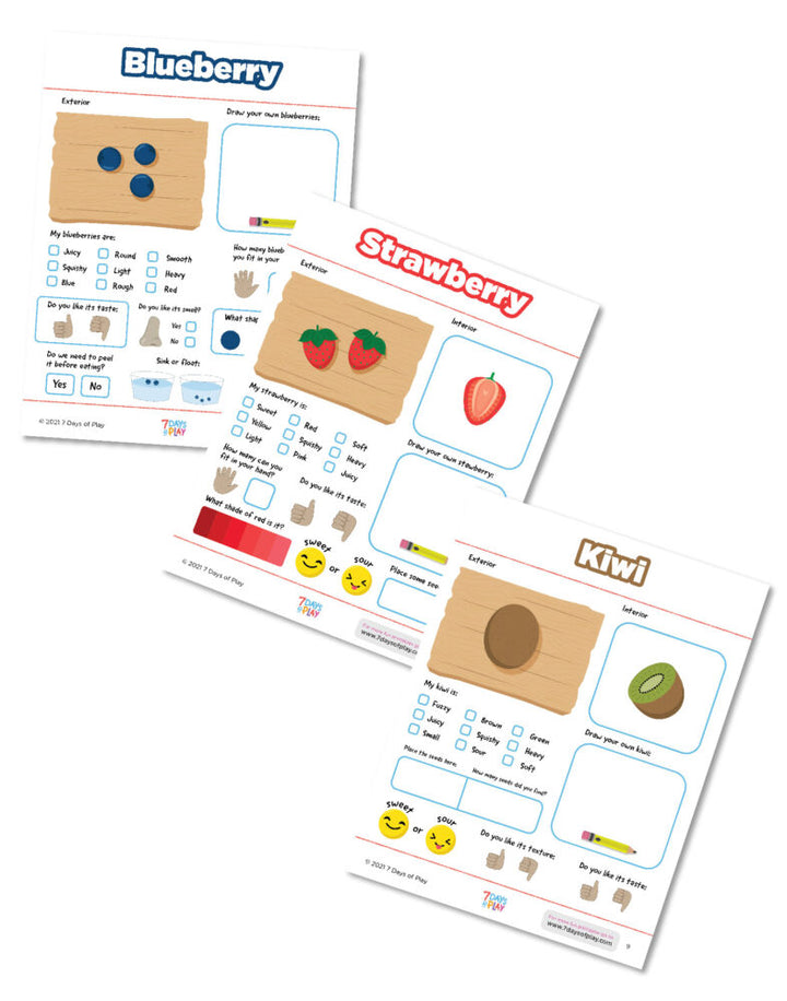 Exploring fruits and vegetables