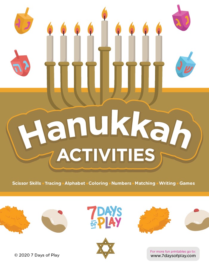 Hanukkah Activity Booklet - Fun Printable