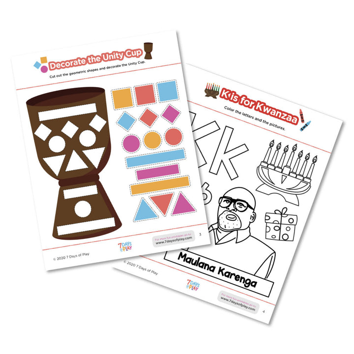 Kwanzaa Activity Booklet - Fun Printable