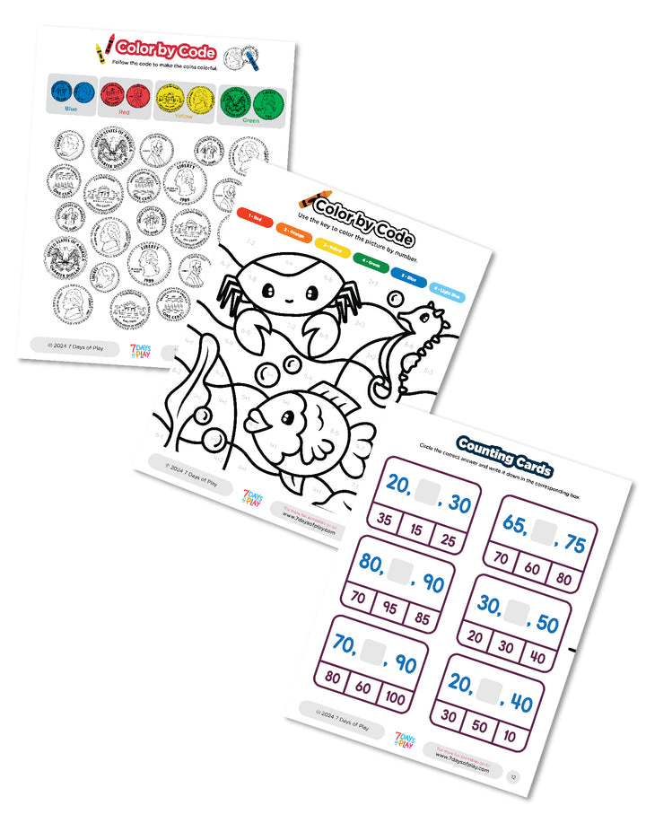 Pre-K Prep Activities - Printable
