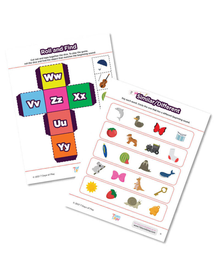 phonics worksheets printables phonological awareness alphabet sounds