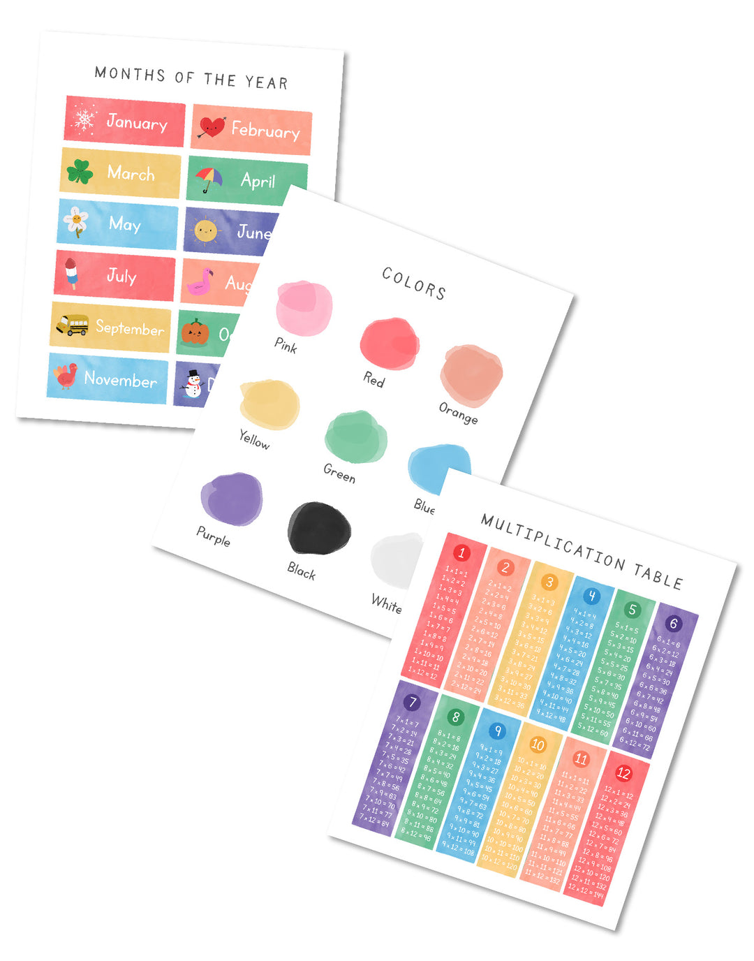 Playroom Poster Bundle - Printable