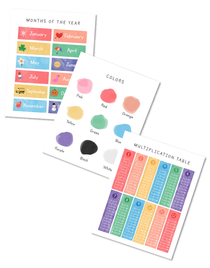 Playroom Poster Bundle - Printable
