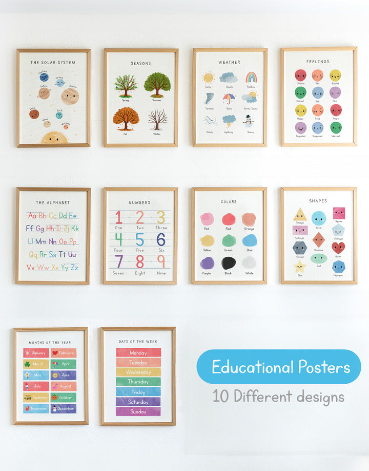 Playroom Poster Bundle - Printable