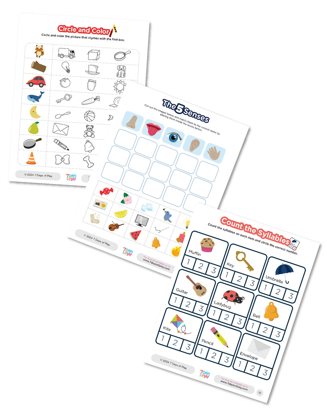 Pre-K Prep Bundle - Printable