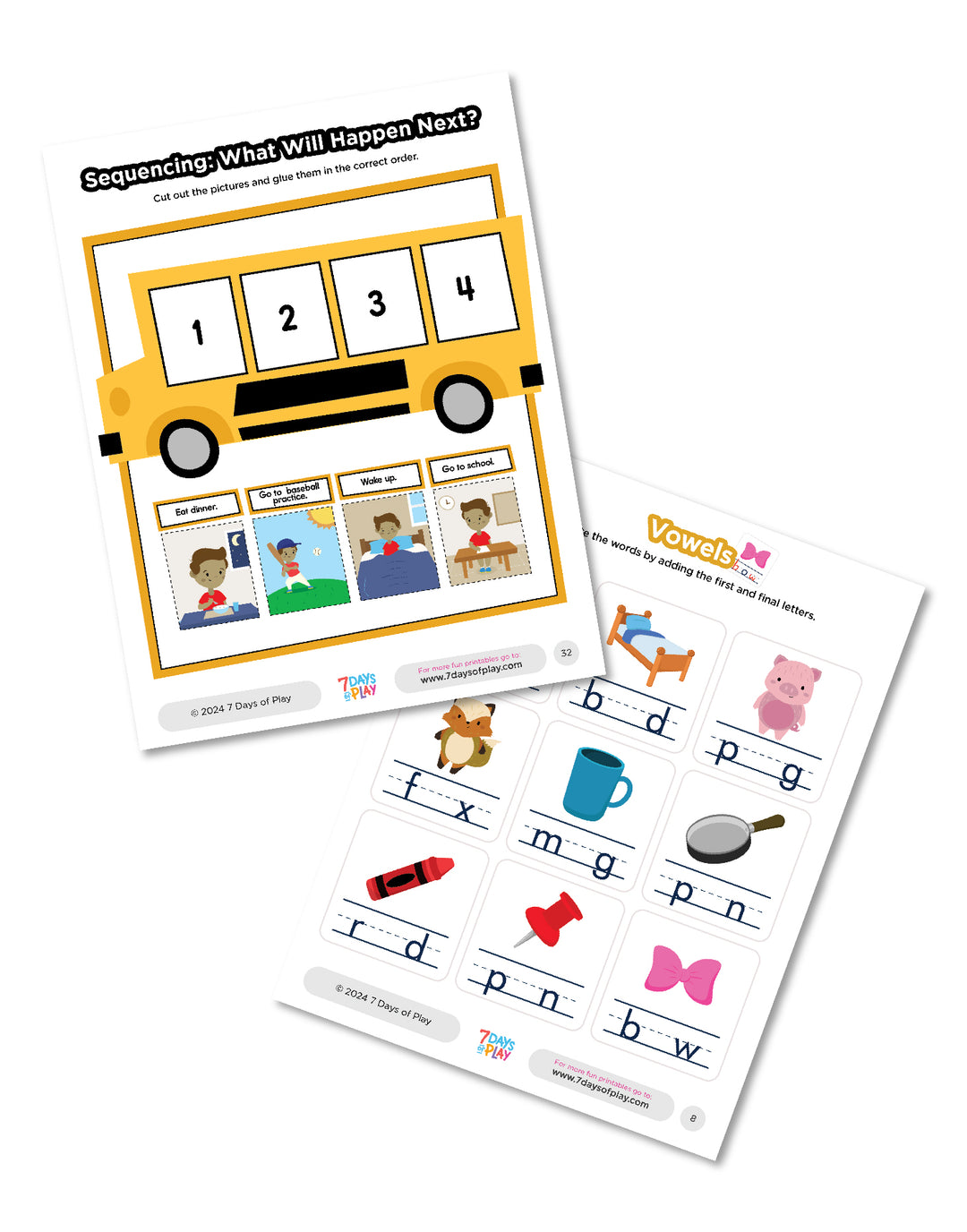Pre-K Prep Bundle - Printable
