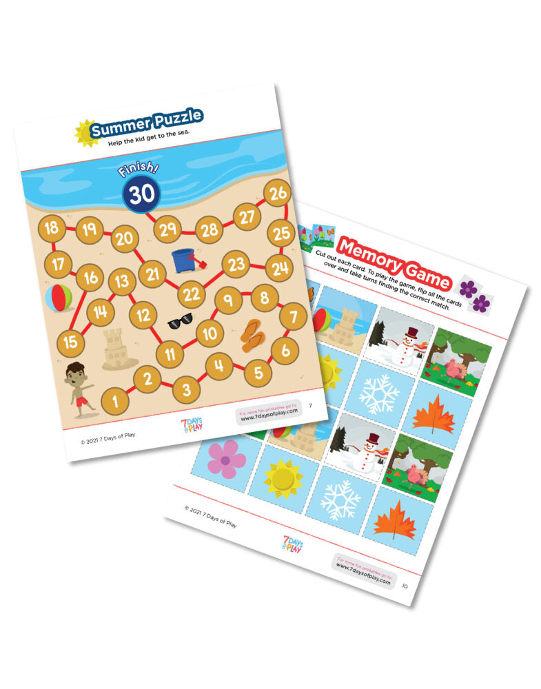 Printable about the Seasons