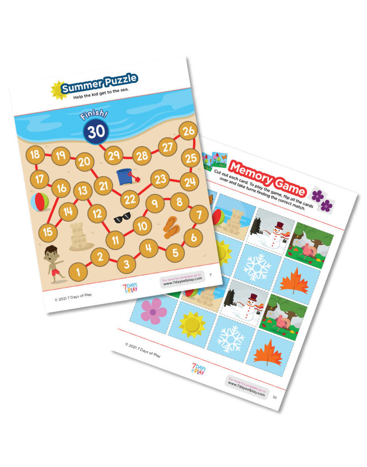Printable about the Seasons