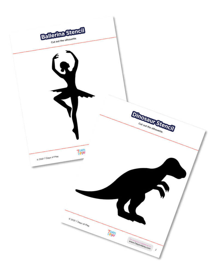 stencil art for kids free printable