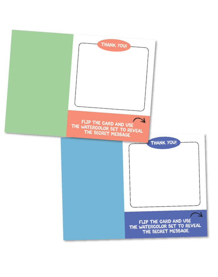 magic thank you card template watercolor magic white crayon
