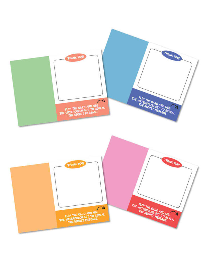 magic thank you card template watercolor magic white crayon