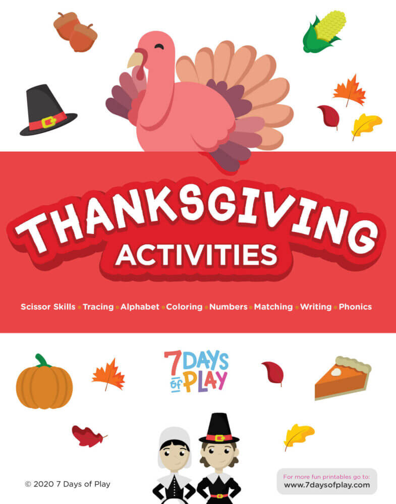 thanksgiving printable activities worksheets