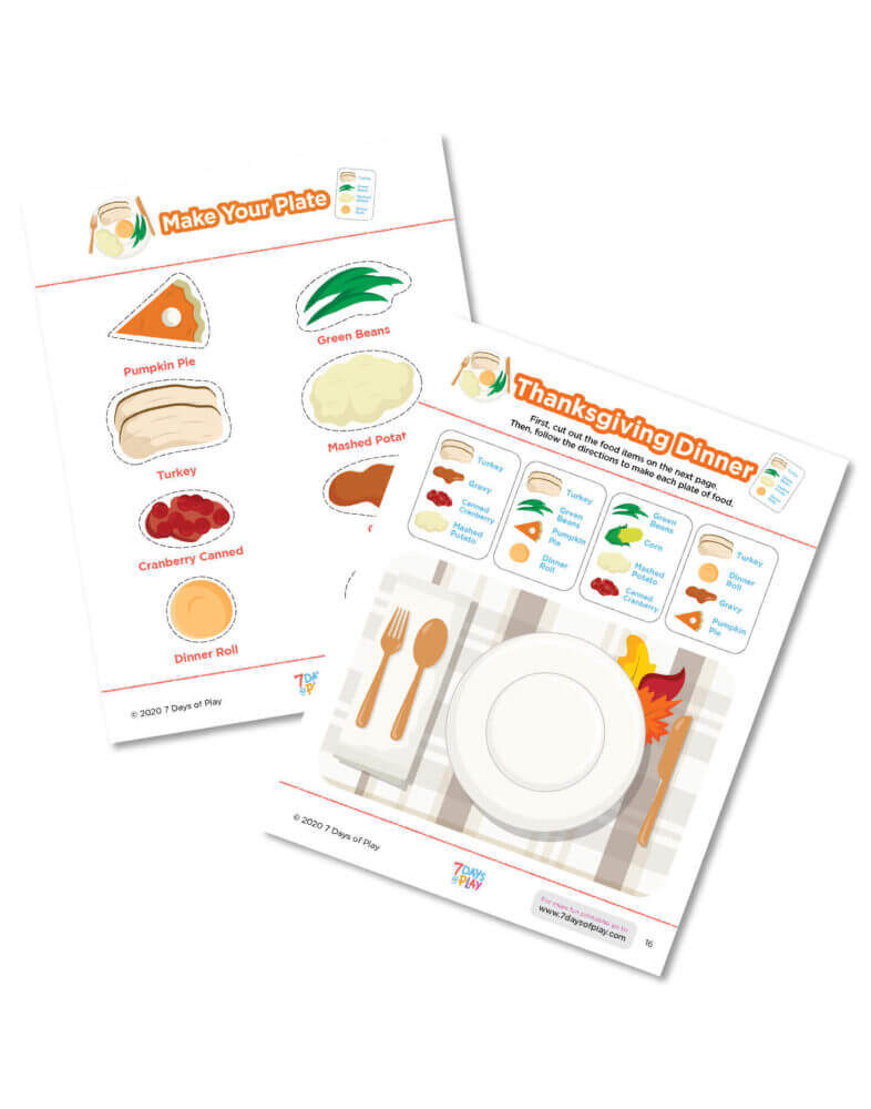thanksgiving printable activities worksheets
