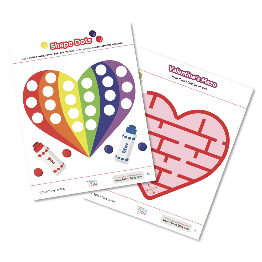 15+ Valentine's Day Activities - Printable.