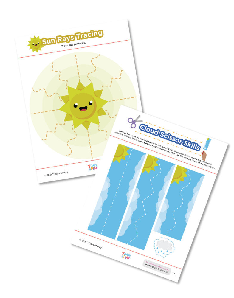 Weather activities - Printable for Kids