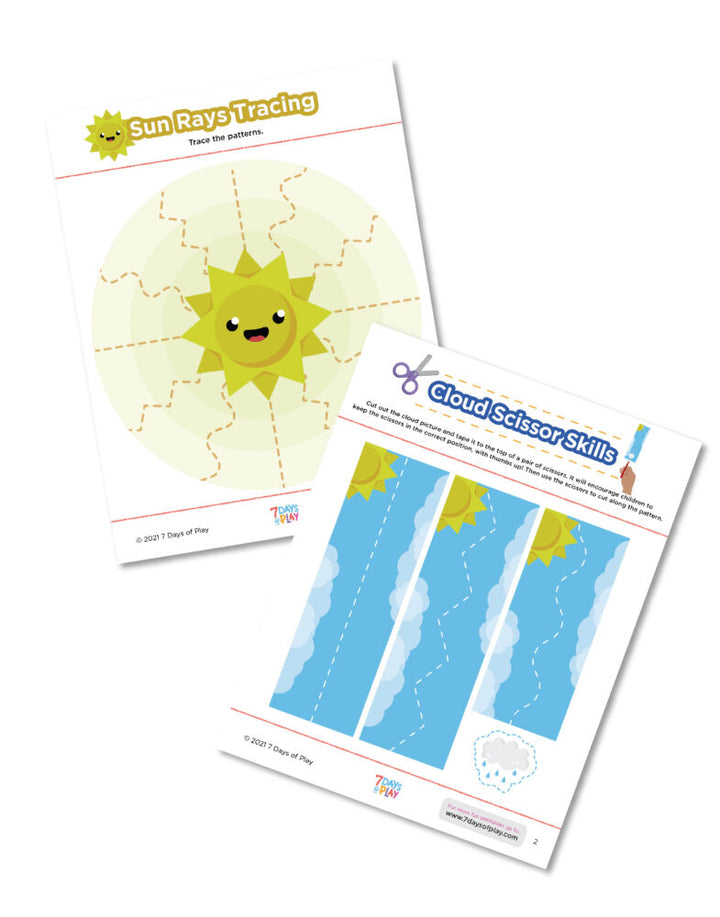 Weather activities - Printable for Kids