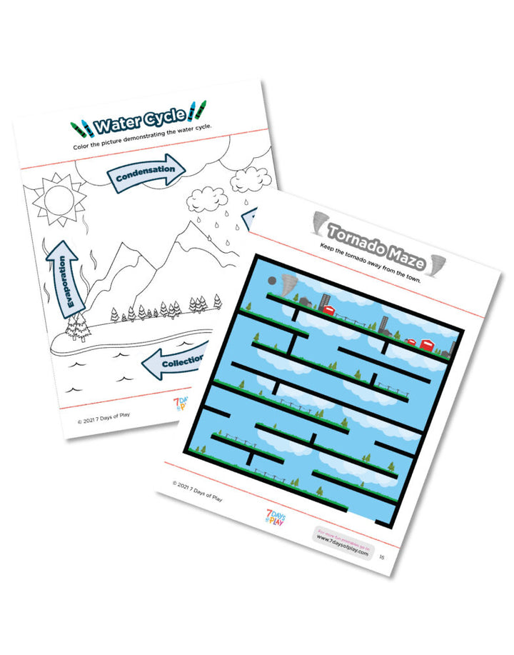 Weather activities - Printable for Kids