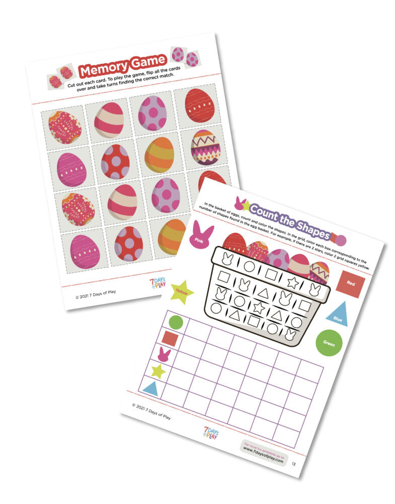 easter and spring themed worksheets printables