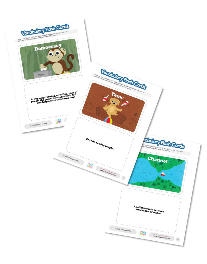 Vocabulary List 2 - Printable for Kids