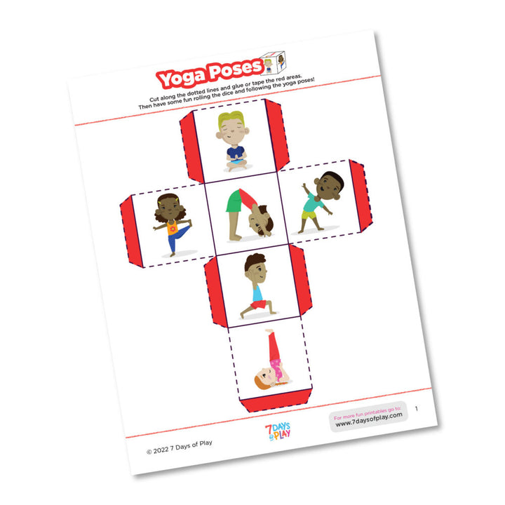 Yoga Poses - Printable for Kids