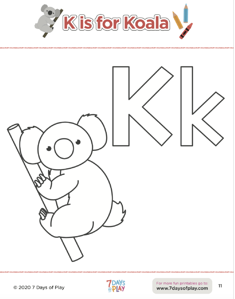 Animal Coloring Pages from A to Z