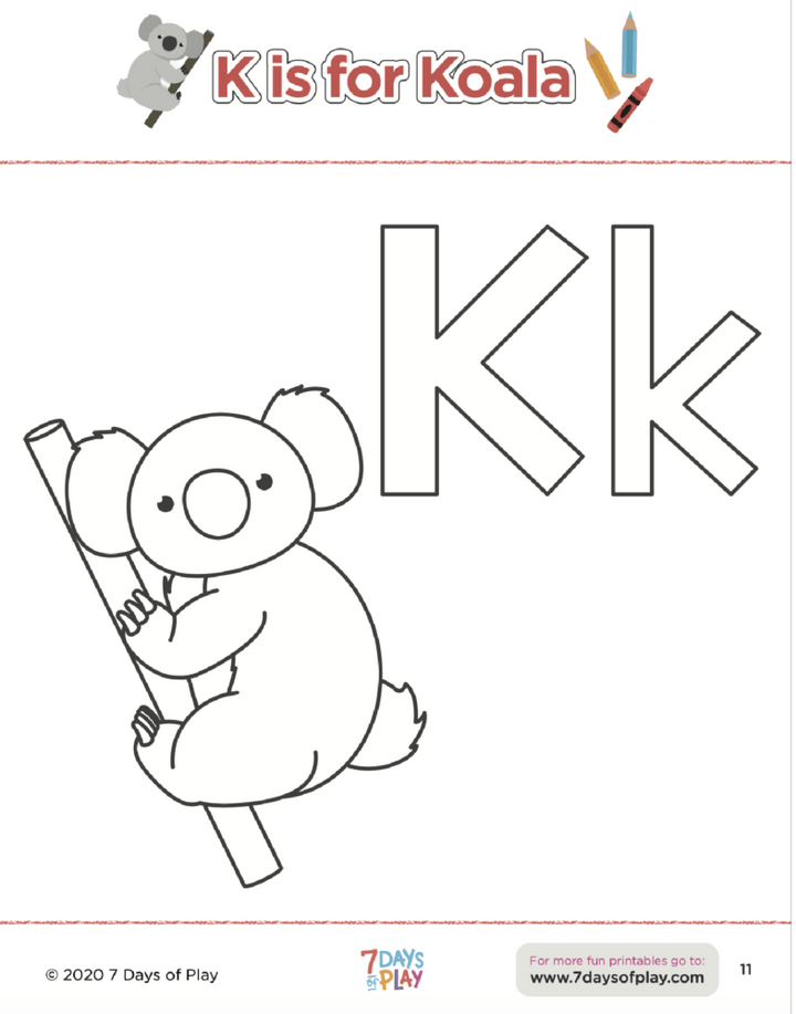 Animal Coloring Pages from A to Z