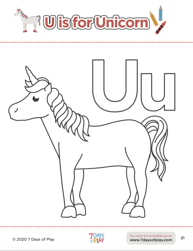 Animal Coloring Pages from A to Z